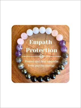 Healing Crystal Beaded Bracelet Natural Stone Stretch Jewelry Gift for Her